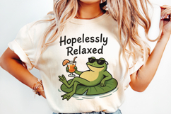 Chill Frog PNG, Sublimation Design. Product Image 2
