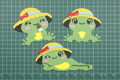 Kawaii Froggy Summer 3D SVG Product Image 4