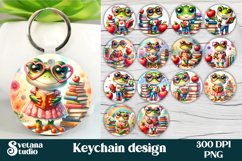 Animal keychain bundle | Animal keyring | Flower keychain Product Image 6