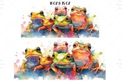 Frogs Mug Wrap Sublimation Designs, Frogs Mug Wrap, Frogs Png