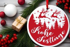 Frohe Festtage Plotterdatei | Plotter Weihnachten Product Image 3