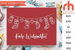 frohe weihnachten svg, germany christmas svg, deutsche christmas svg, santa socks svg, christmas socks svg, hanging socks svg, socks string svg, christmas stockings svg, xmas socks svg, winter window svg, hanging ornament svg, christmas card svg