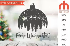 frohe weihnachten svg, german christmas svg, dutch christmas svg, merry christmas svg, christmas reindeers svg, xmas scene svg, winter forest svg, christmas night svg, snowy landscape svg, woodland christmas svg, santa sleigh svg, christmas forest