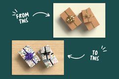 wrapped gifts paper mockup Product Image 2