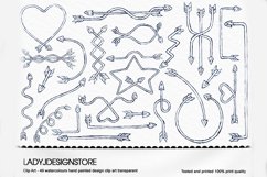 Tribal Arrows Clipart, 49 Arrows ClipArt Set Product Image 3