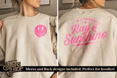Im a freaking ray of sunshine | Funny T-shirt | SVG, DTF, PN Product Image 2