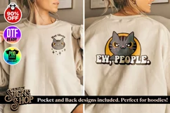 Ew, people! | Funny T-shirt | SVG, DTF, PNG Product Image 3