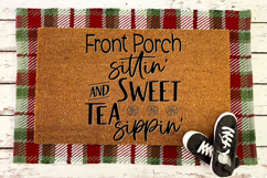 Front Porch and Sweet Tea SVG and Sublimation design Product Image 3