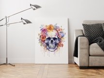 Clipart, Watercolor Skulls Design Bundle, 32 artworks! Product Image 4