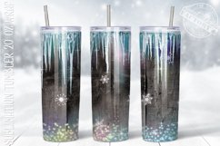 ChristmasTumbler design, wood and glitters Tumbler Product Image 1