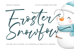 Froster Snowfow Stylish Handwritten Font Product Image 1