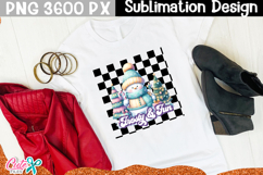 Frosty and Fun  Christmas Sublimation Design