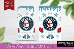 Frosty Days Xmas Phone Case PNG Christmas Case PNG Product Image 1