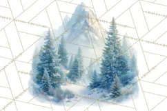 Winter Wonderland Clipart, Winter Animals PNG, & Clip Art Product Image 3