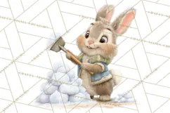 Winter Wonderland Clipart, Winter Animals PNG, & Clip Art Product Image 5