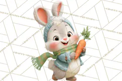 Winter Wonderland Clipart, Winter Animals PNG, & Clip Art Product Image 2