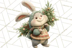 Winter Wonderland Clipart, Winter Animals PNG, & Clip Art Product Image 4
