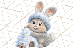 Winter Wonderland Clipart, Winter Animals PNG, & Clip Art Product Image 3