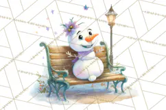 Winter Wonderland Clipart, Winter Animals PNG, & Clip Art Product Image 2