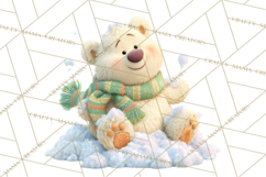 Winter Wonderland Clipart, Winter Animals PNG, & Clip Art Product Image 2