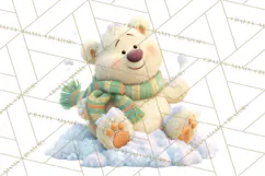 Winter Wonderland Clipart, Winter Animals PNG, & Clip Art Product Image 2