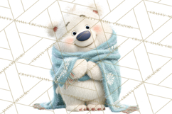 Winter Wonderland Clipart, Winter Animals PNG, & Clip Art Product Image 3