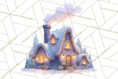 Winter Wonderland Clipart, Winter Animals PNG, & Clip Art Product Image 2