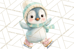 Winter Wonderland Clipart, Winter Animals PNG, & Clip Art Product Image 3