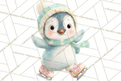 Winter Wonderland Clipart, Winter Animals PNG, & Clip Art Product Image 3