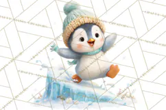 Winter Wonderland Clipart, Winter Animals PNG, & Clip Art Product Image 4