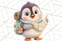 Winter Wonderland Clipart, Winter Animals PNG, & Clip Art Product Image 5