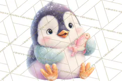 Winter Wonderland Clipart, Winter Animals PNG, & Clip Art Product Image 2