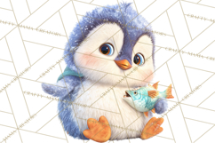 Winter Wonderland Clipart, Winter Animals PNG, & Clip Art Product Image 3