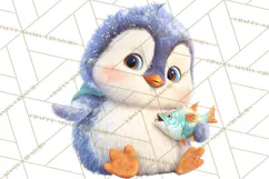 Winter Wonderland Clipart, Winter Animals PNG, & Clip Art Product Image 3
