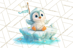 Winter Wonderland Clipart, Winter Animals PNG, & Clip Art Product Image 4