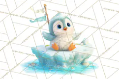 Winter Wonderland Clipart, Winter Animals PNG, & Clip Art Product Image 4