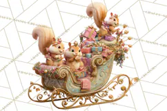 Winter Wonderland Clipart, Winter Animals PNG, & Clip Art Product Image 5