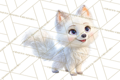 Winter Wonderland Clipart, Winter Animals PNG, & Clip Art Product Image 4