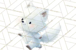 Winter Wonderland Clipart, Winter Animals PNG, & Clip Art Product Image 3