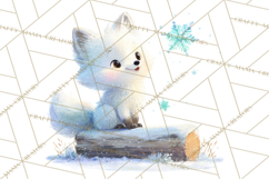 Winter Wonderland Clipart, Winter Animals PNG, & Clip Art Product Image 5
