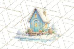 Winter Wonderland Clipart, Winter Animals PNG, & Clip Art Product Image 2
