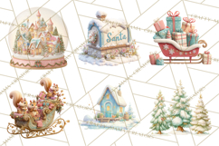 Winter Wonderland Clipart, Winter Animals PNG, & Clip Art Product Image 8