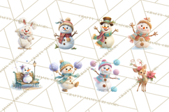 Winter Wonderland Clipart, Winter Animals PNG, & Clip Art Product Image 2