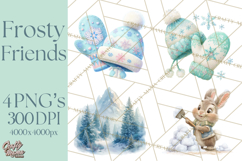 Winter Wonderland Clipart, Winter Animals PNG, &amp; Clip Art Product Image 1