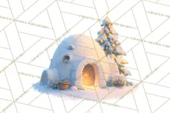 Winter Wonderland Clipart, Winter Animals PNG, & Clip Art Product Image 4