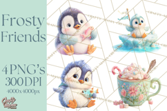 Winter Wonderland Clipart, Winter Animals PNG, & Clip Art Product Image 1