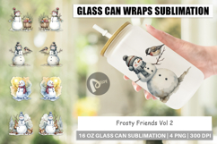 Glass Can Frosty Friends Product Image 1
