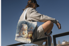 Frosty Winter Snowman Backgrounds Product Image 6