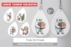 Earring Frosty Yeti Friends Product Image 1
