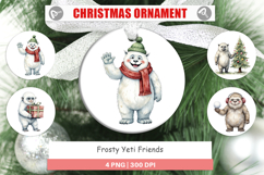 Ornament Frosty Yeti Friends Product Image 1